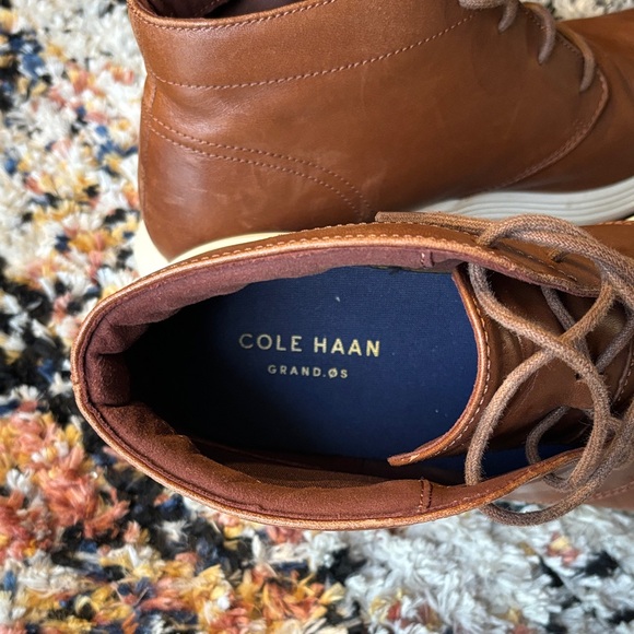 Cole Haan Tan Leather Chukka Boots main image 4